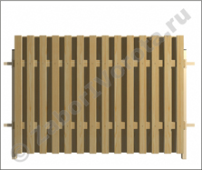 Забор деревянный штакетник №5  h=1,8 м